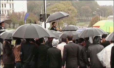 سانحہٴ کچہری کے خلاف احتجاج، وکلا کا 7 گھنٹے دھرنا