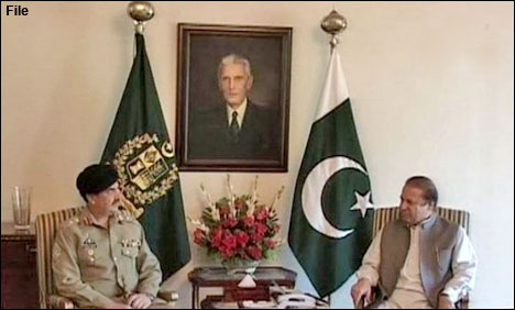 Nawaz Sharif, Raheel Sharif
