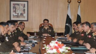 Raheel Sharif, Corps Commander Meeting