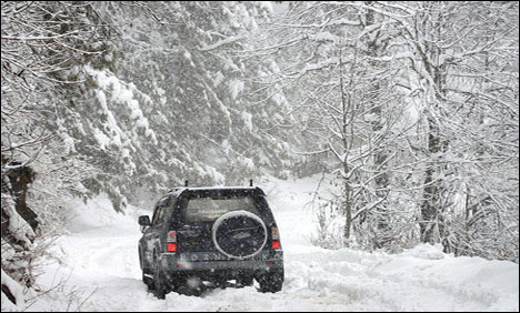 غذر: بالائی علاقوں میں برفباری ، موسم شدید سرد ہو گیا