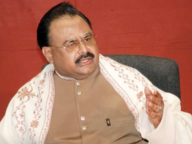 پرویزمشرف کی بیرون ملک جانے کی درخواست کا مسترد کیا جانا افسوسناک ہے، الطاف حسین
