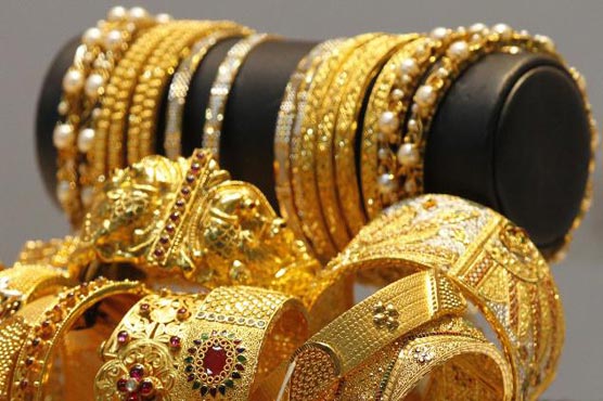 سونے کی فی تولہ قیمت پانچ سو روپے کم ہو گئی