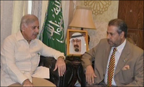 سعودی سفیر عبد العزیز الغدیرکی وزیراعلیٰ پنجاب شہباز شریف سے ملاقات
