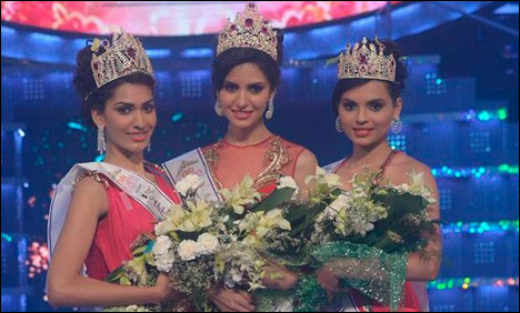 مس انڈیا 2014 کا تاج نئی دہلی کی “کوئل رانا ” کے سر سج گیا