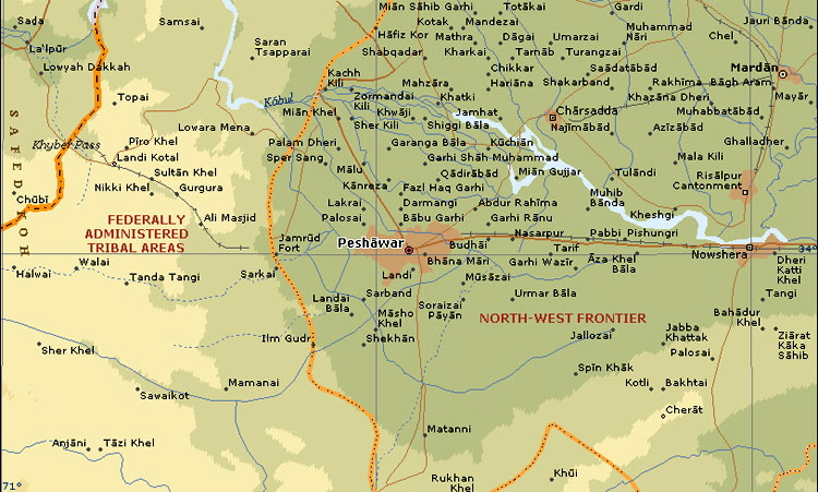 پشاور کے مضافاتی علاقے