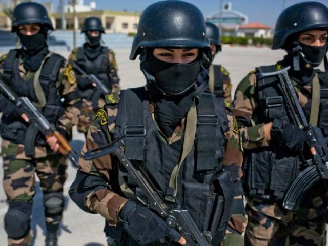 فلسطین میں خصوصی صدارتی گارڈز میں پہلی مرتبہ 22 خواتین کمانڈوز کی شمولیت