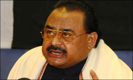 وزیراعظم موجودہ کشمکش کو پرامن طریقے سے حل کریں، الطاف حسین