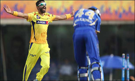 آئی پی ایل :چنئی سپر کنگز نے راجستھان رائلز کو 5 وکٹ سے ہرا دیا