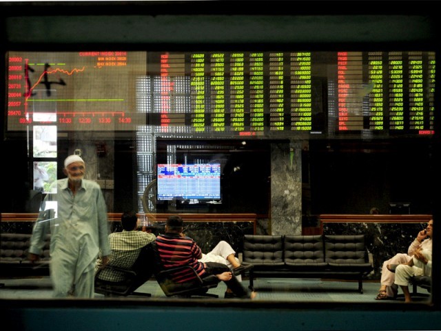 حصص مارکیٹ میں اتار چڑھاؤ، مزید 40 پوائنٹس ریکور