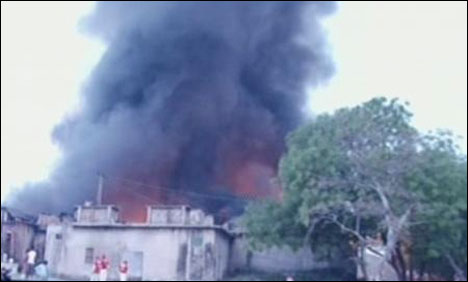 لاہور: گھی کے گودام میں لگی آگ پر 8 گھنٹے بعد قابو پالیا گیا