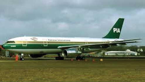 لندن سے آنے والی پی آئی اے کی پرواز میں فنی خرابی