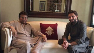 Shahid Afridi, Pervez Musharraf