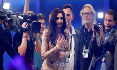 داڑھی والی حسینہ نے یورو وژن سانگ کا میلہ لوٹ لیا