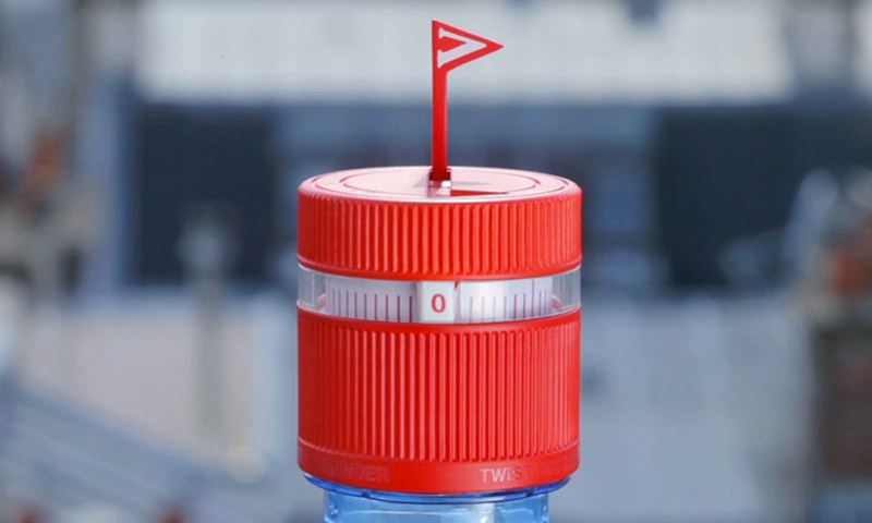 اب بوتل بتائے گی کہ پانی کب پینا ہے