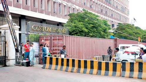 دہشت گردی کے خدشات کسٹم ہائوس کی بھی سیکیورٹی سخت