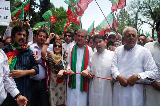 PTI Protester