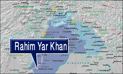 رحیم یار خان: سیہون سے آنے والی زائرین کی بس الٹ گئی، 23 افراد زخمی