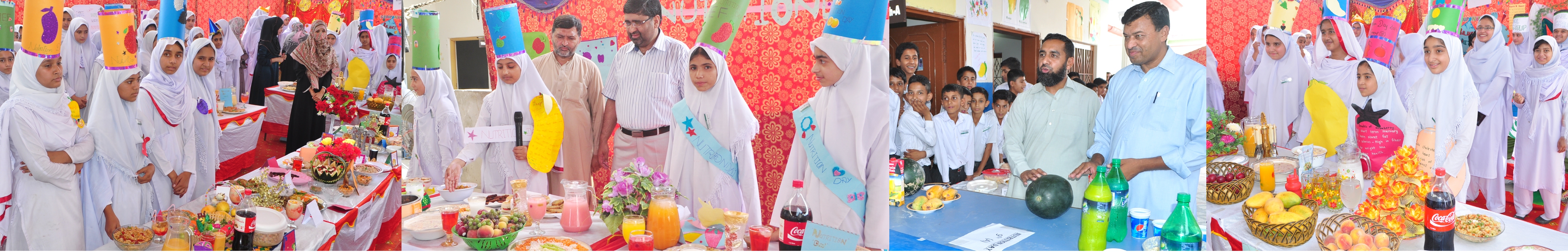 بھمبر: ریڈ فانڈیشن سکول غربی کے زیر انتظام غزایئت اور متوازن غزا کی اہمیت و افادیت پر طلباو طلبات نے فوڈ اسٹال لگائے ہوئے ہیں