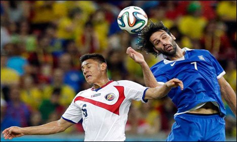 فیفا ورلڈ کپ: کوسٹاریکا نے یونان کو ہرا دیا