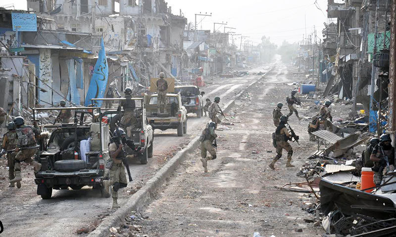 ضربِ عضب: 70 فیصد میر علی دہشت گردوں سے پاک کرنیکا دعویٰ