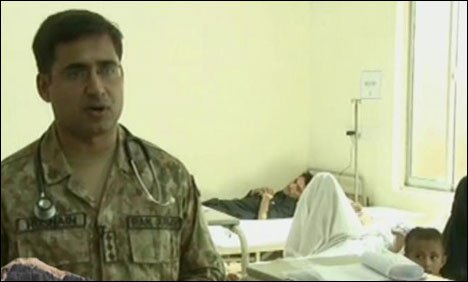 بنوں، آئی ڈی پیز کے لیے پاک فوج کا فیلڈ اسپتال