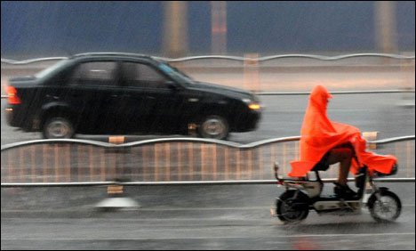 چین میں ژالہ باری سے نظام زندگی درہم برہم