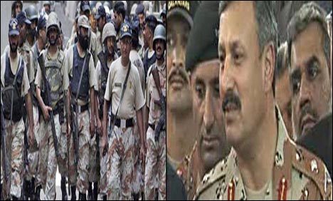 کراچی: رینجرز ہیڈ کوارٹر میں اعلیٰ سطح کا اجلاس