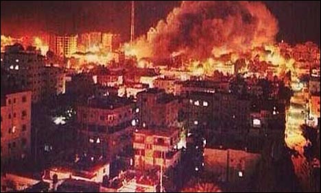 غزہ:اسرائیلی درندگی مسلسل جاری،  شہید فلسطینیوں کی تعداد 879 ہو گئی