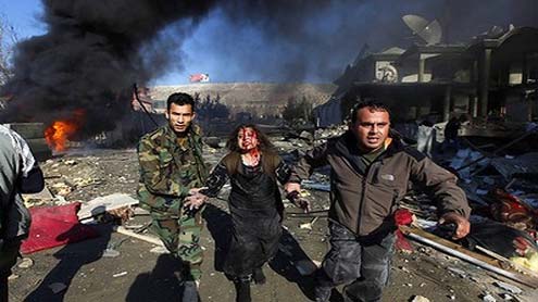 کابل:  خود کش دھماکا،  5 امریکی فوجیوں سمیت  10  ہلاک