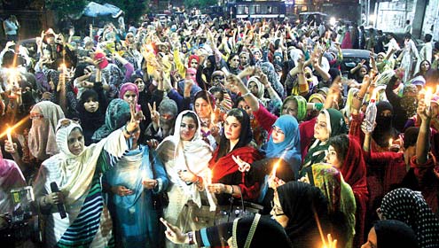 سانحہ ماڈل ٹاؤن کے شہدا کی یاد میں شمعیں روشن کی گئیں