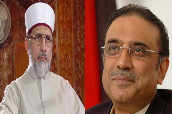 سابق صدر کا طاہر القادری سے ٹیلیفونک رابطہ، سیاسی صورتحال پر تبادلہ خیال