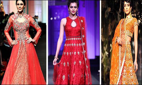 بھارت برائڈل فیشن ویک، ماڈلز نے جلوے بکھیرکرمحفل لوٹ لی
