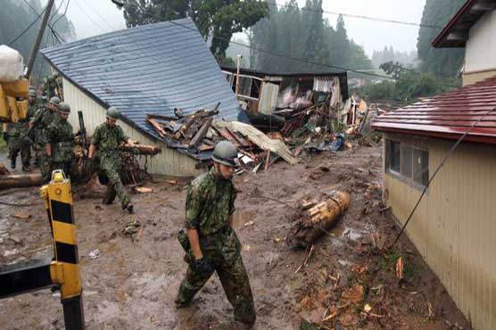 ہیروشیما میں لینڈ سلائیڈنگ، مرنے والوں کی تعداد 42 ہو گئی