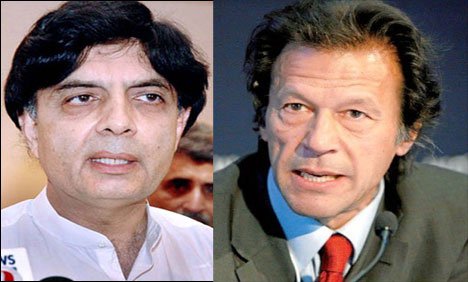 لانگ مارچ سے پیچھے نہیں ہٹ سکتے ہیں،عمران کا نثار کو جواب