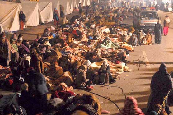 اسلام آباد : دھرنوں کے مظاہرین میں وبائی امراض پھوٹنے کا خدشہ