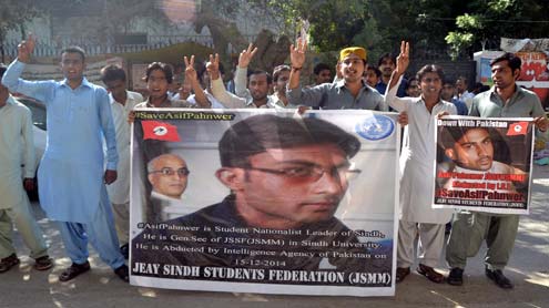 Press Club Protest