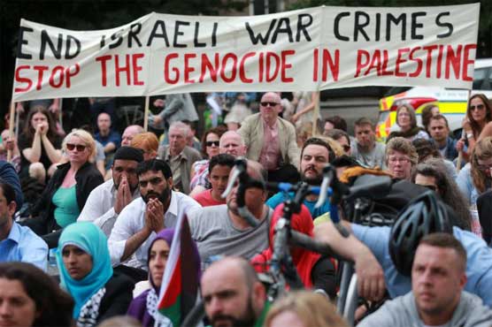 اسرائیل کیخلاف نیویارک سے تل ابیب تک عوام سڑکوں پر آ گئے