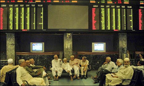 ٹریڈنگ کے دوران اسٹاک مارکیٹ میں 100 سے زائد پوائنٹس کی کمی