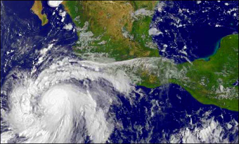 طوفان marie میکسیکو کے شمالی ساحلی علاقوں سےٹکرا گیا