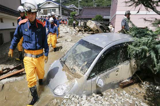 ہیروشیما: پہاڑی تودہ گرنے سے ہلاکتیں 50 تک پہنچ گئیں
