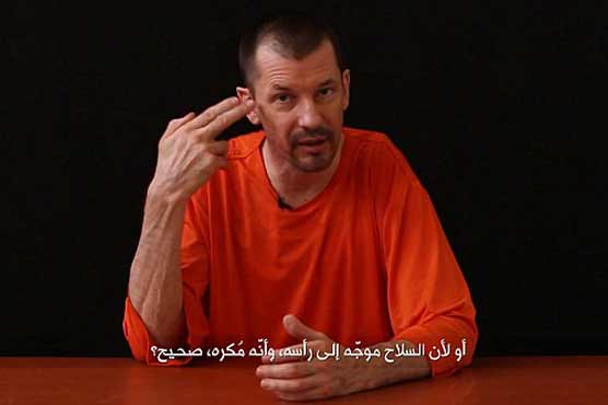 دولت اسلامیہ نے ایک اور برطانوی مغوی کی ویڈیو ریلیز کر دی