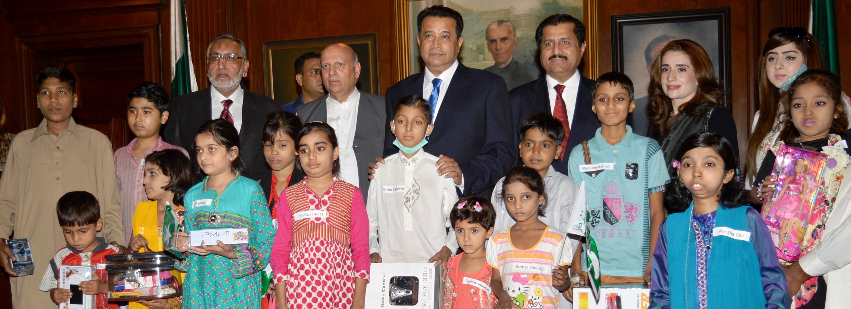 اشتیاق بیگ کا وش فاؤنڈیشن کے تحت گورنر ہاؤس میں پروگرام کا اہتمام