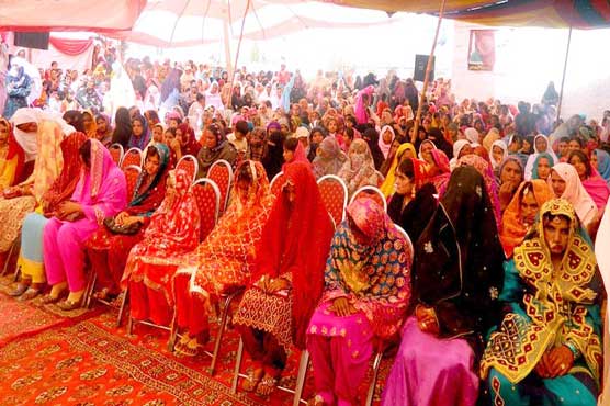 ڈسکہ میں این جی کے زیر اہتمام تیس مستحق بچیوں کی شادی کا اہتمام