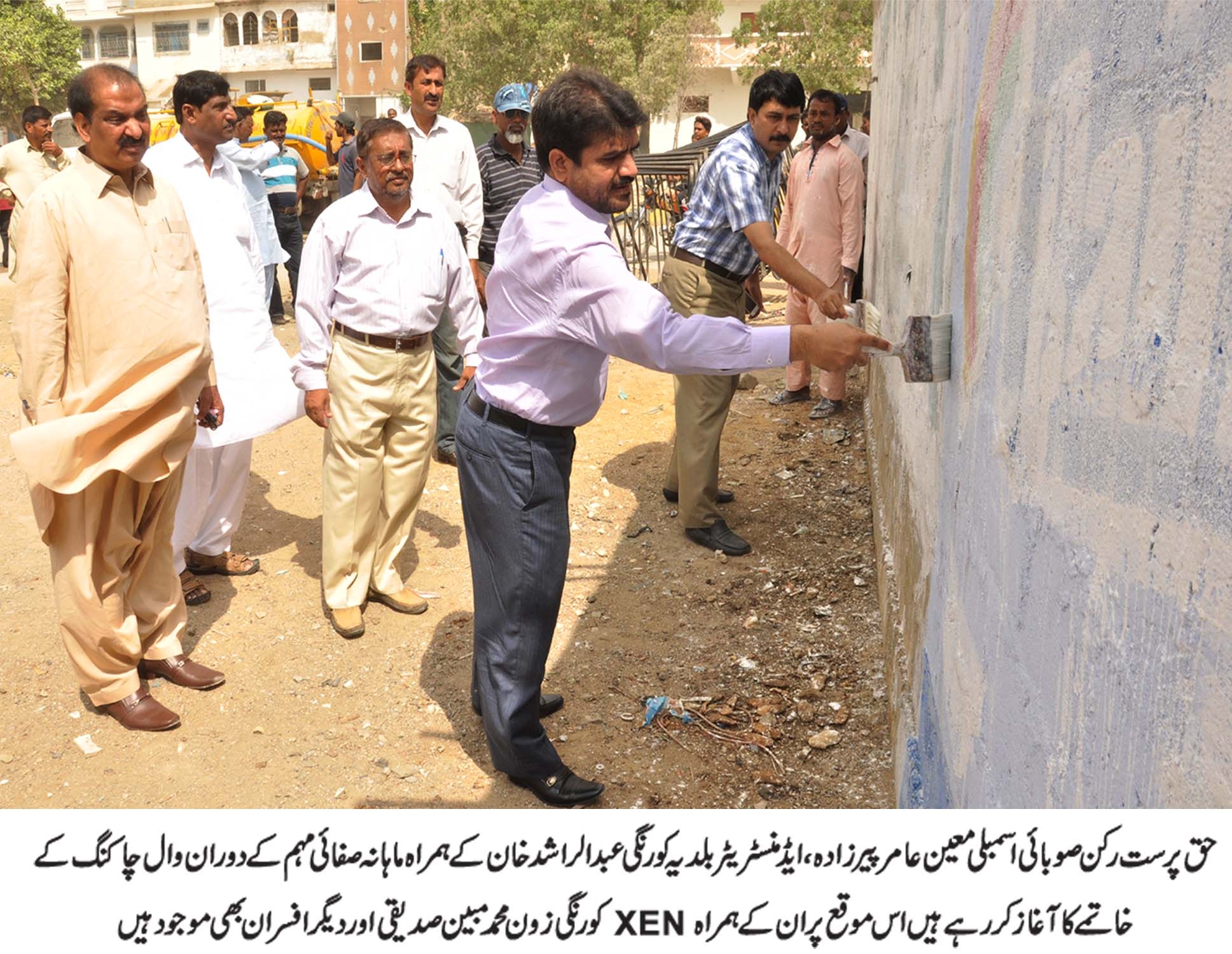 حق پرست نمائندے عوامی خدمت کے سلسلے میں اپنی کاوشوں کو برئوے کار لا رہے ہیں: معین عامر پیر زادہ