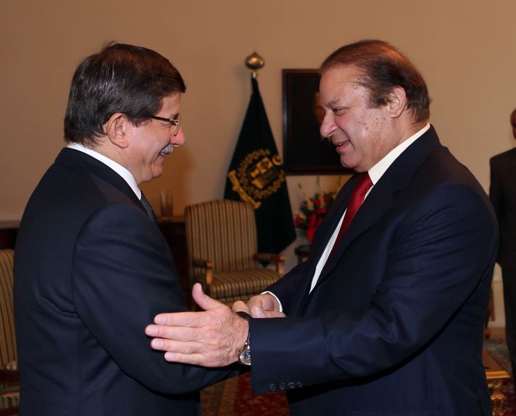 Nawaz Sharif Ahmed Davutoglu