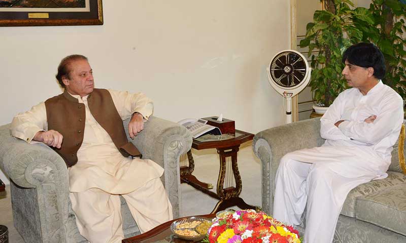 Nawaz Sharif, Chaudhry Nisar Ali Khan