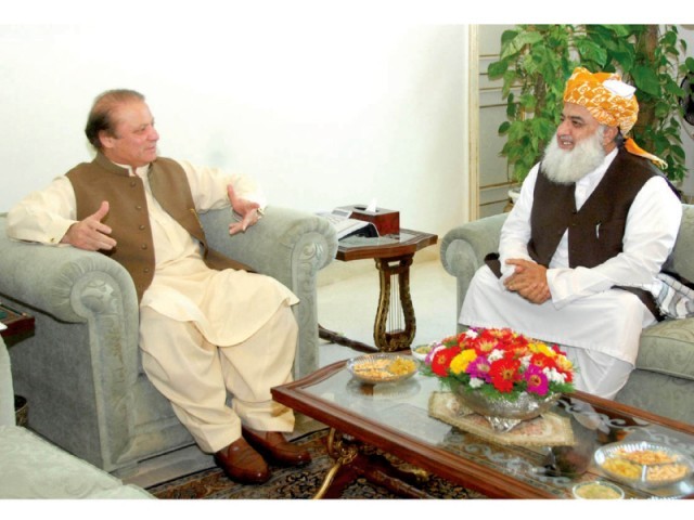 Nawaz Sharif Fazlur Rehman