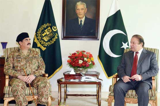 Nawaz Sharif Raheel Sharif