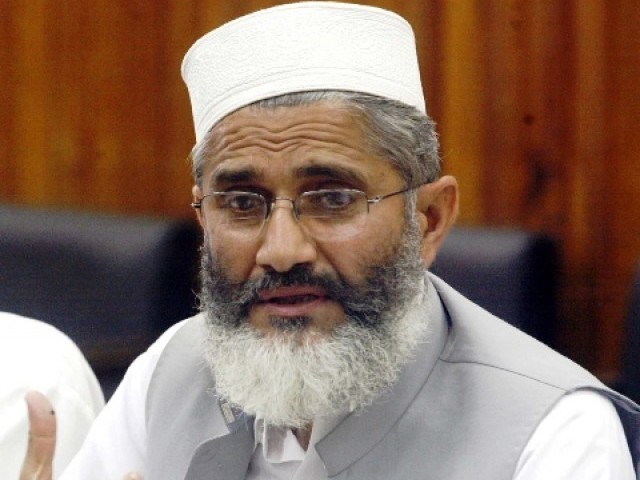 ملک کو نقصان کا اندیشہ ہے فریقین تحمل کا مظاہرہ کریں، سراج الحق