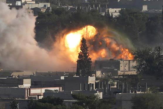 امریکی فضائی حملوں سے کوبانی کے کرد فائٹرز فائدہ اٹھا رہے ہیں